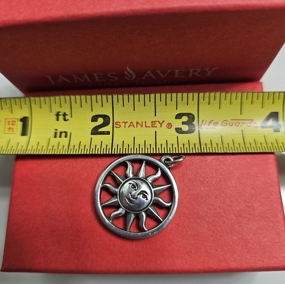 James Avery Retired Double Sun Drop Pendant - Picture 5 of 8